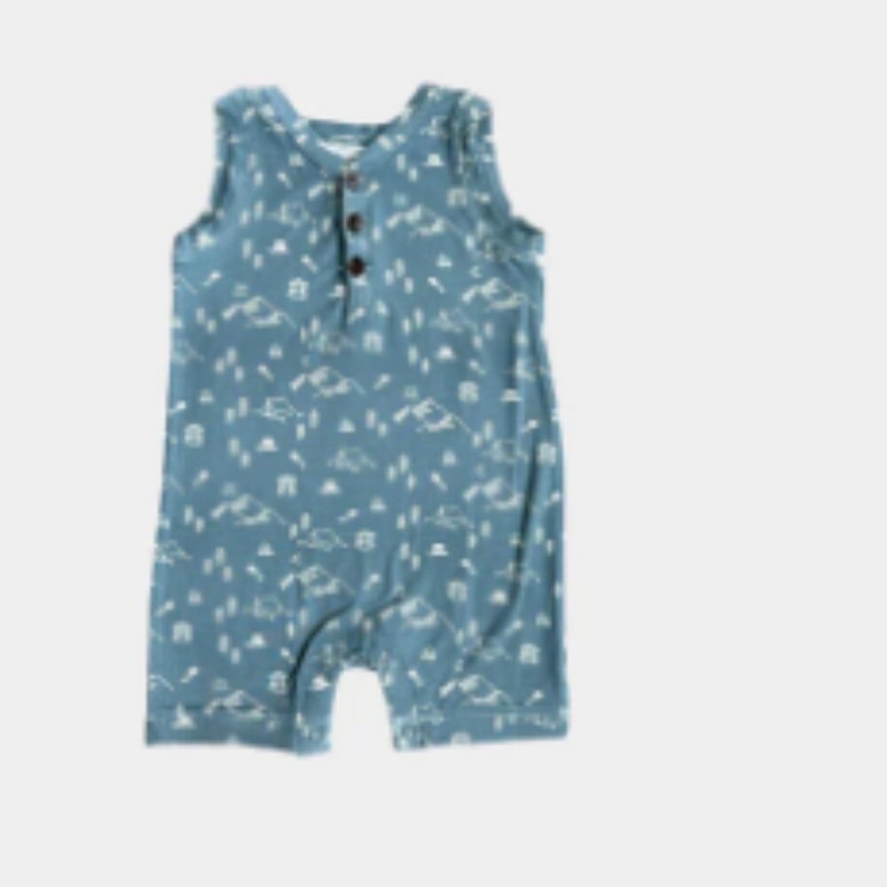 Baby Sprouts Romper - Camp Night